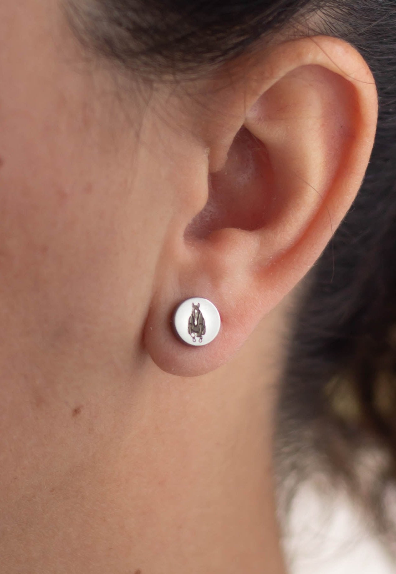 Conjunto Collar - Pulsera - Caravana ACERO 318