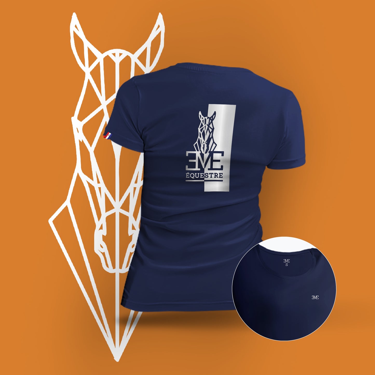 Remera Geo Back Varon