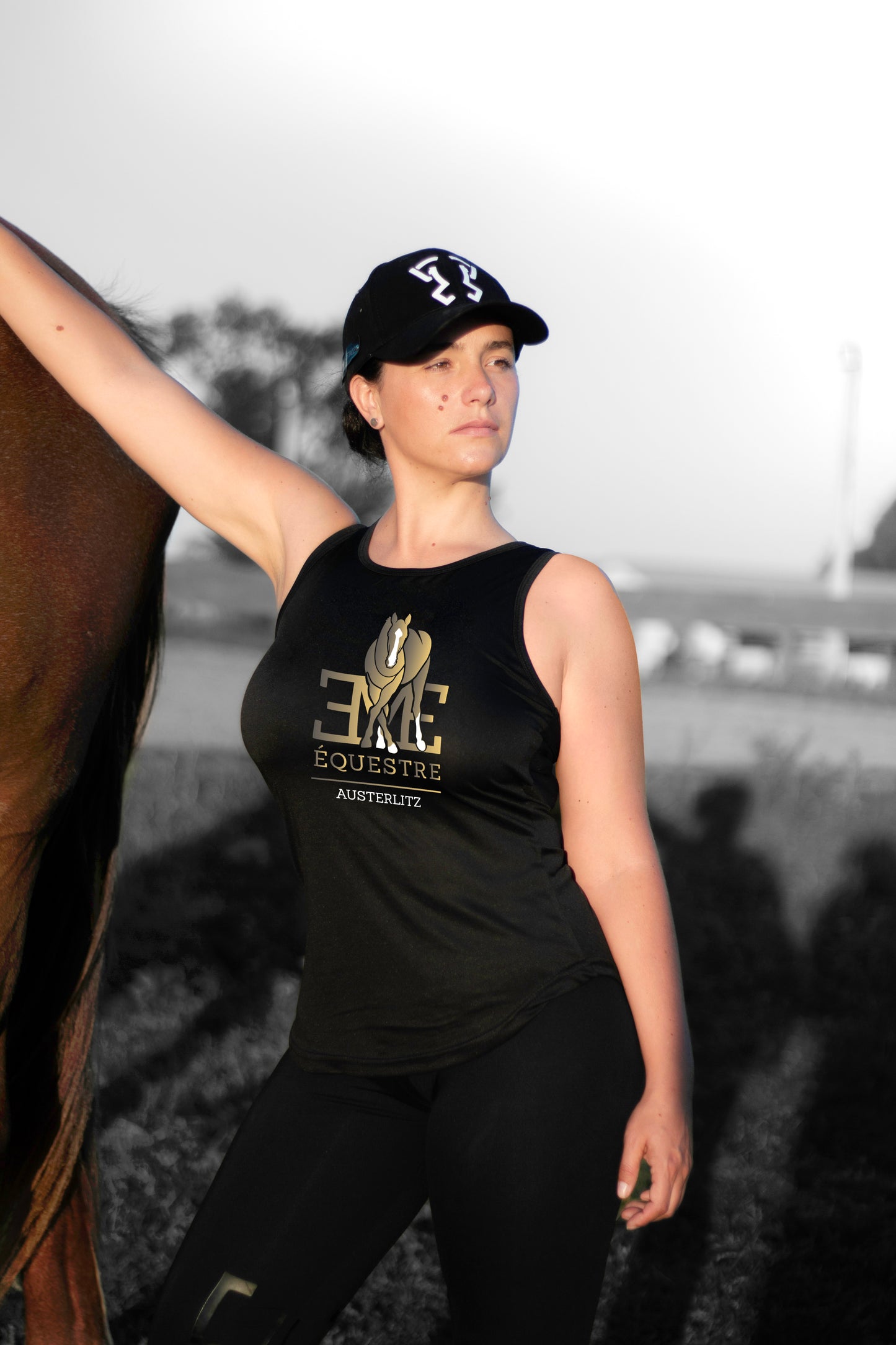 Remera Tank Dressage Personalizable