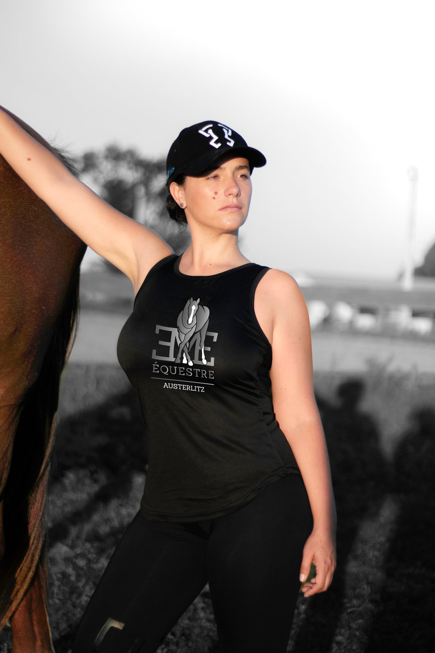 Remera Tank Dressage Personalizable