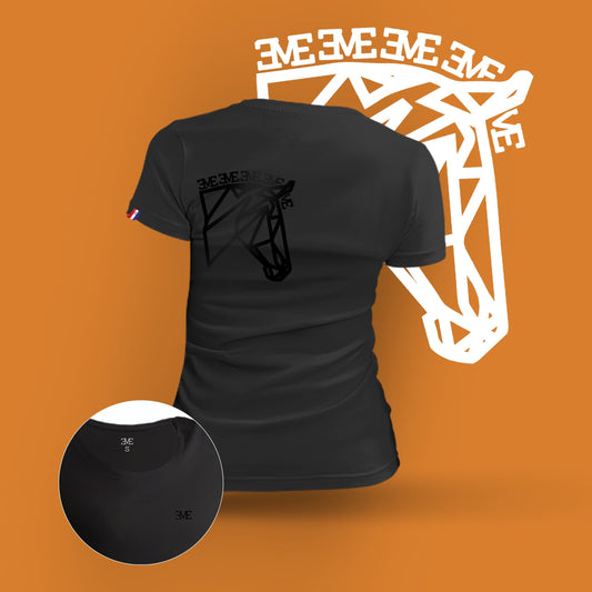 Remera Dama Negra Caballo Negro